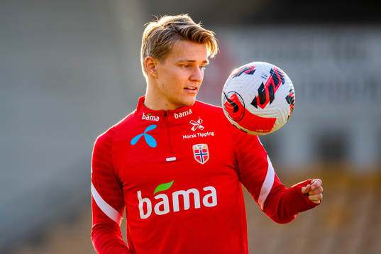 Martin Ødegaard of the Norwegian national football team