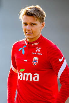 Martin Ødegaard of the Norwegian national football team