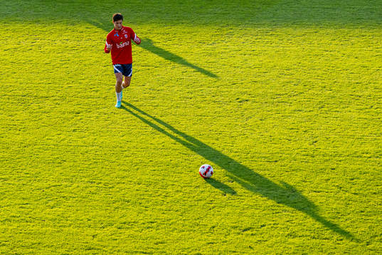 Mathias Normann of the Norwegian national football team