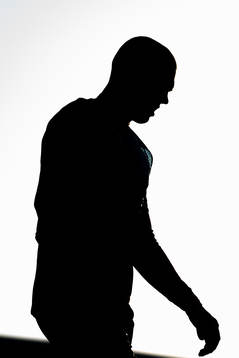 The silhouette of Leo Østigård of the Norwegian national