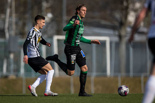 Landskronas Camil Jebara och Varbergs Joakim Lindner
