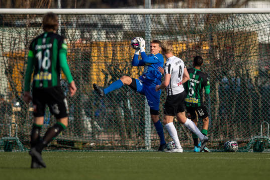 Landskronas målvakt Svante Hildeman
