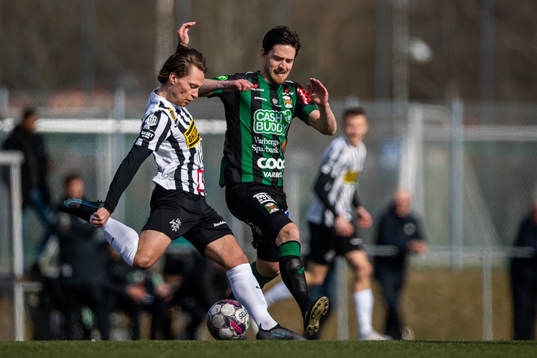 Landskronas Filip Ottosson och Varbergs Robin Tranberg