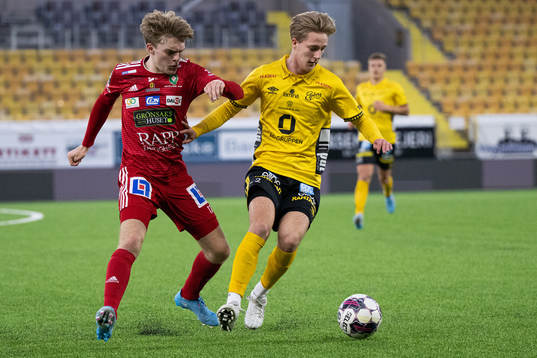 Skövdes Samuel Glad och Elfsborgs Adam Johansson
