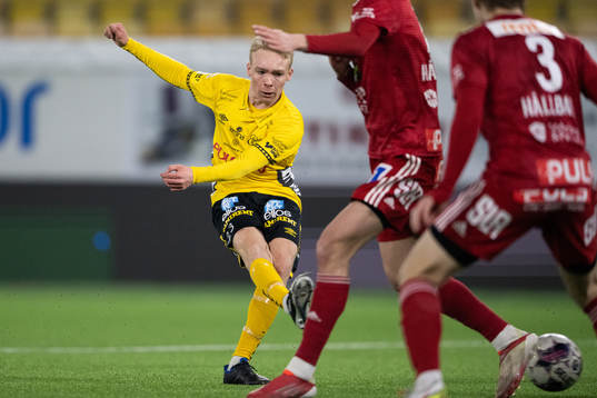 Elfsborgs Hampus Hagvall skjuter 2-0