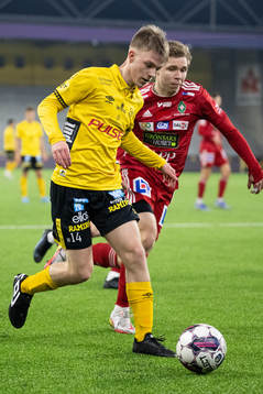 Elfsborgs Theo Eliasson och Skövdes Samuel Sörman