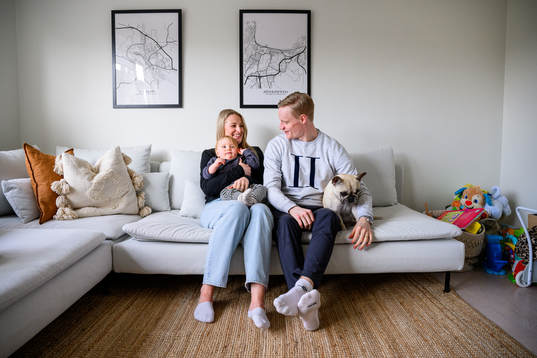 Matilda Schultz, Anton Bengtsson, sonen Noel och franska
