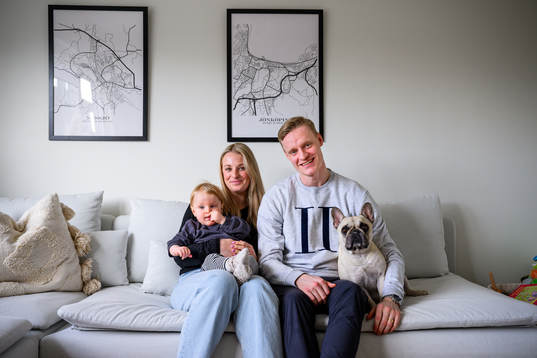 Matilda Schultz, Anton Bengtsson, sonen Noel och franska