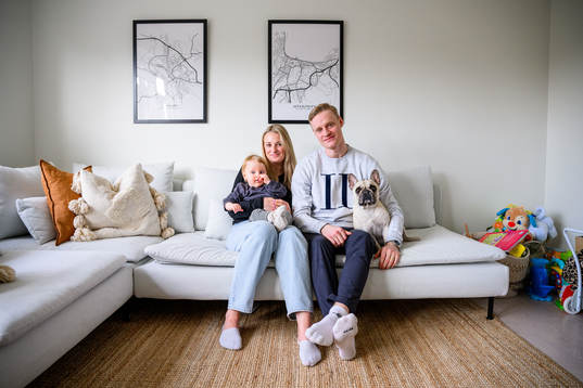 Matilda Schultz, Anton Bengtsson, sonen Noel och franska
