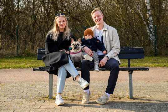 Matilda Schultz, Anton Bengtsson, sonen Noel och franska