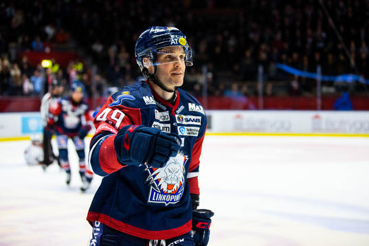 Linköpings Benjamin Maxwell jublar