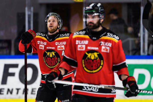 Luleås Linus Omark deppar