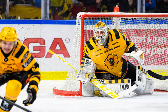 Skellefteås målvakt Gustaf Lindvall