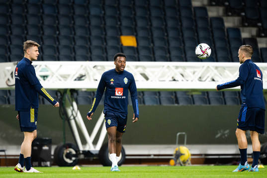 Anthony Elanga of the Swedish national football team