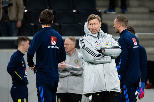 Assistant coach Peter Wettergren of the Swedish national