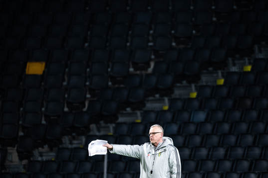 Head coach Janne Andersson of the Swedish national football