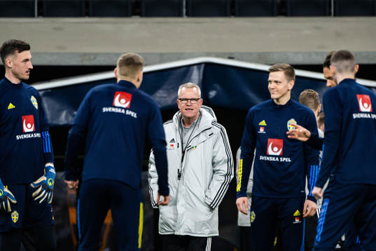 Head coach Janne Andersson of the Swedish national football