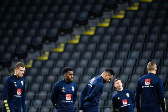 Anthony Elanga of the Swedish national football team