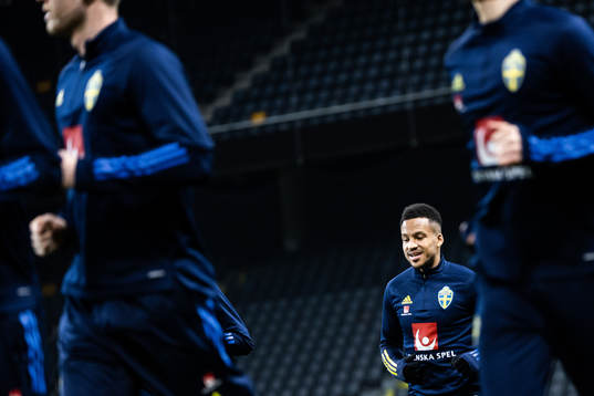 Martin Olsson of the Swedish national football team