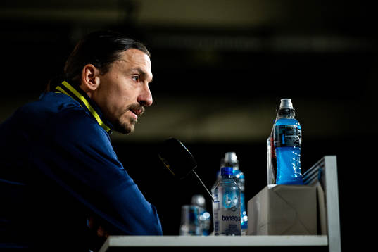 Zlatan Ibrahimovic of the Swedish national football team