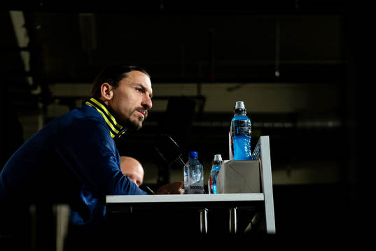 Zlatan Ibrahimovic of the Swedish national football team
