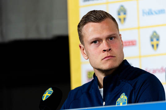 Viktor Claesson of the Swedish national football team