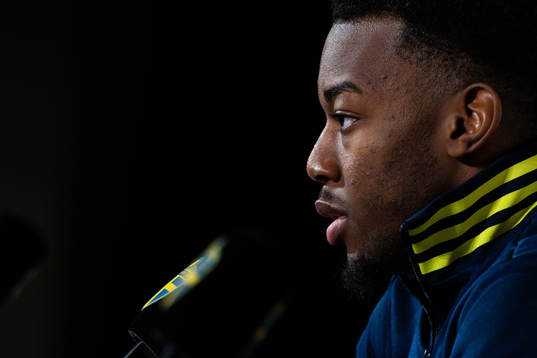 Anthony Elanga of the Swedish national football team