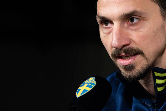 Zlatan Ibrahimovic of the Swedish national football team