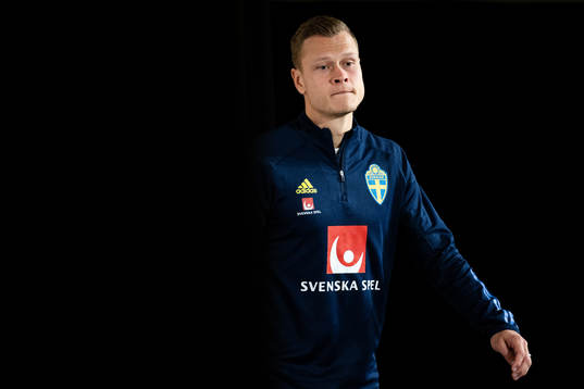 Viktor Claesson of the Swedish national football team