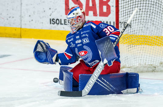 Oskarshamns målvakt Algot Persson