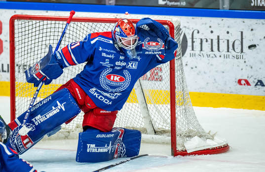 Oskarshamns målvakt Tim Juel
