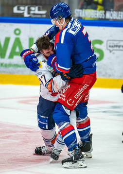 Växjös Glenn Gustafsson och Oskarshamns William Worge