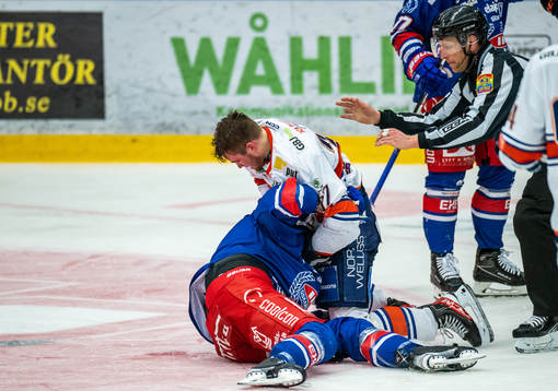 Växjös Glenn Gustafsson och Oskarshamns William Worge