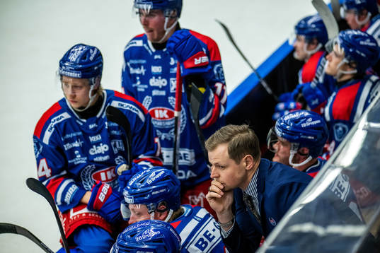 Oskarshamns tränare Martin Filander deppar