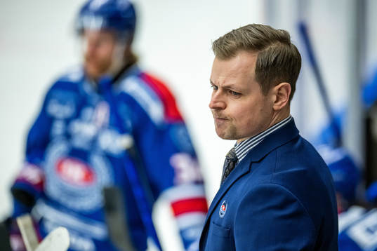 Oskarshamns tränare Martin Filander deppar