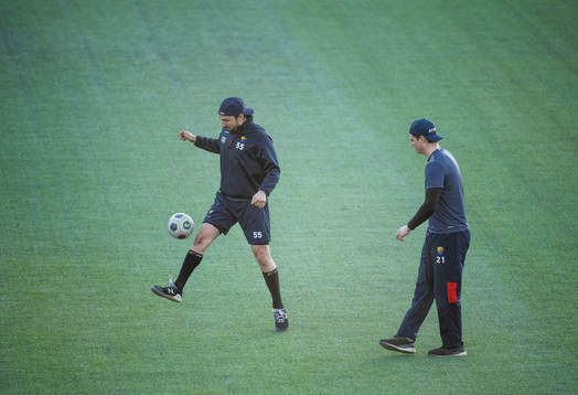 Djurgårdens Emile Poirier och Filip Cederqvist