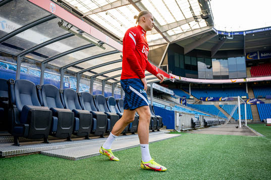 Erling Braut Haaland of the Norwegian national football team