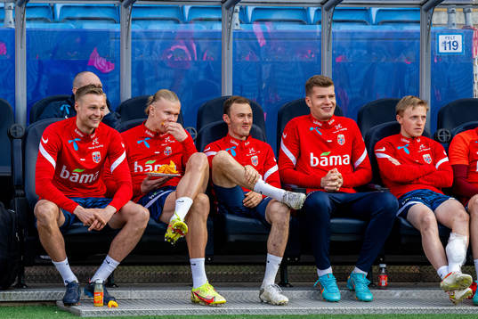 Stian Gregersen, Erling Braut Haaland, Fredrik Aursnes,