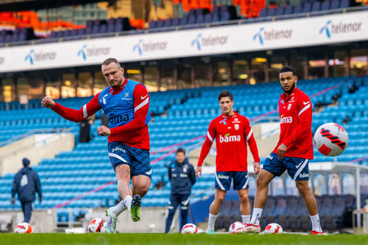 Veton Berisha of the Norwegian national football team
