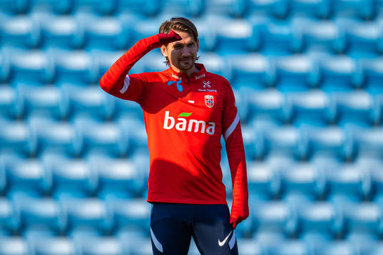 Stefan Strandberg of the Norwegian national football team