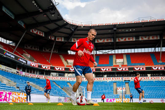 Leo Østigård of the Norwegian national football team