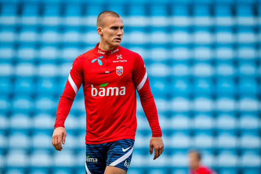 Leo Østigård of the Norwegian national football team