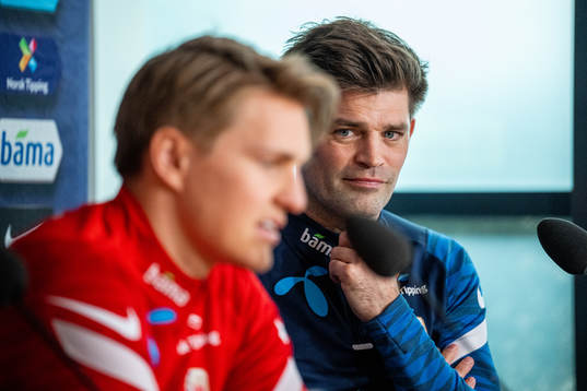 Morten Morisbak Skjønsberg, press officer of the Norwegian