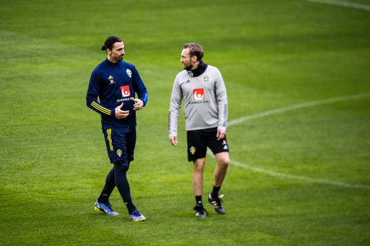 Zlatan Ibrahimovic and Christian Andersson,