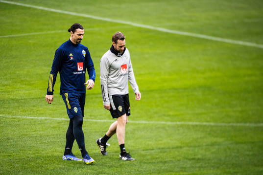 Zlatan Ibrahimovic and Christian Andersson,