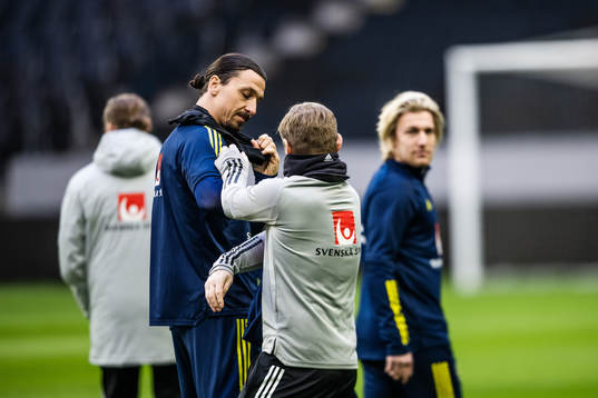 Zlatan Ibrahimovic of the Swedish national football team