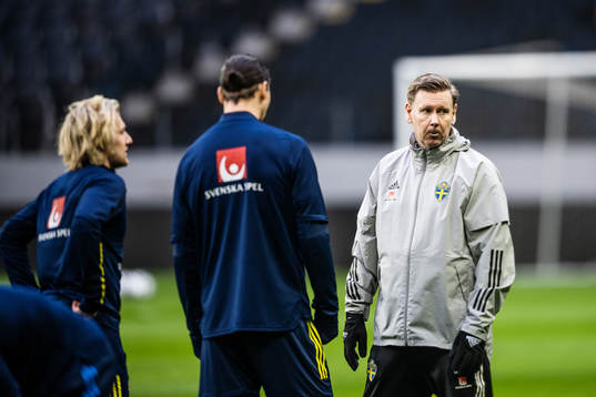Assistant coach Peter Wettergren of the Swedish national