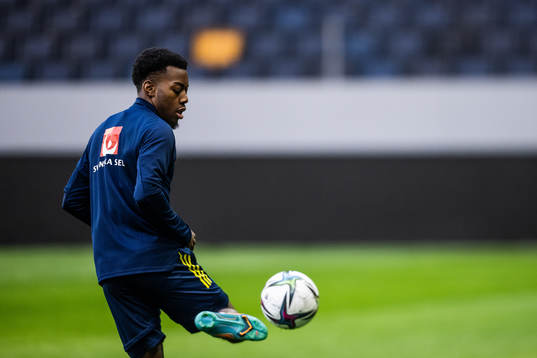 Anthony Elanga of the Swedish national football team