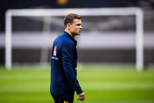 Viktor Claesson of the Swedish national football team