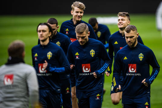 Filip Helander of the Swedish national football team